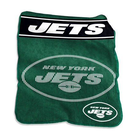 Logo Brands New York Jets 60x80 Raschel Throw 622-26X